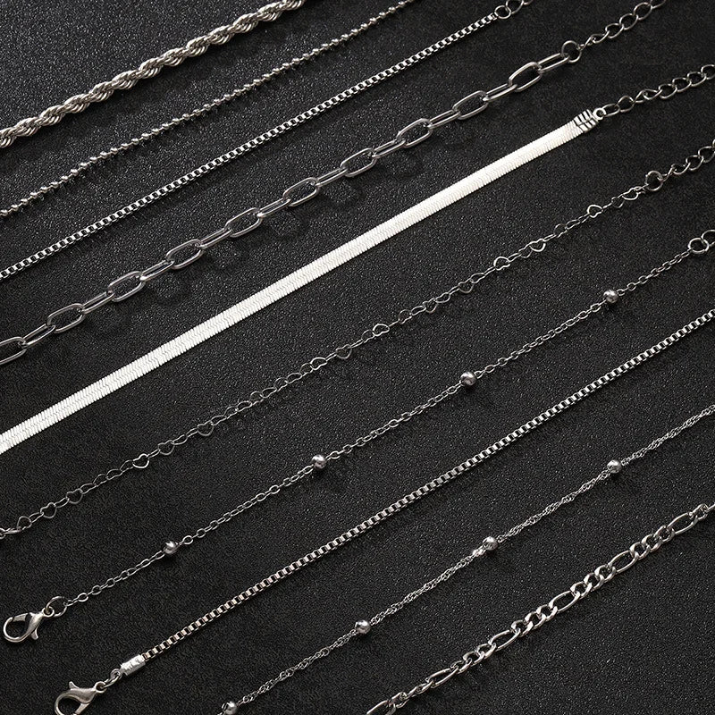 طقم اساور التناغم الذهبي